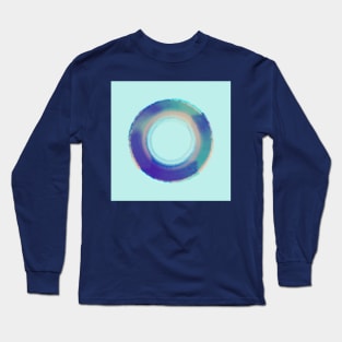 "Whispers of a Round Sea" - original digital artwork Long Sleeve T-Shirt